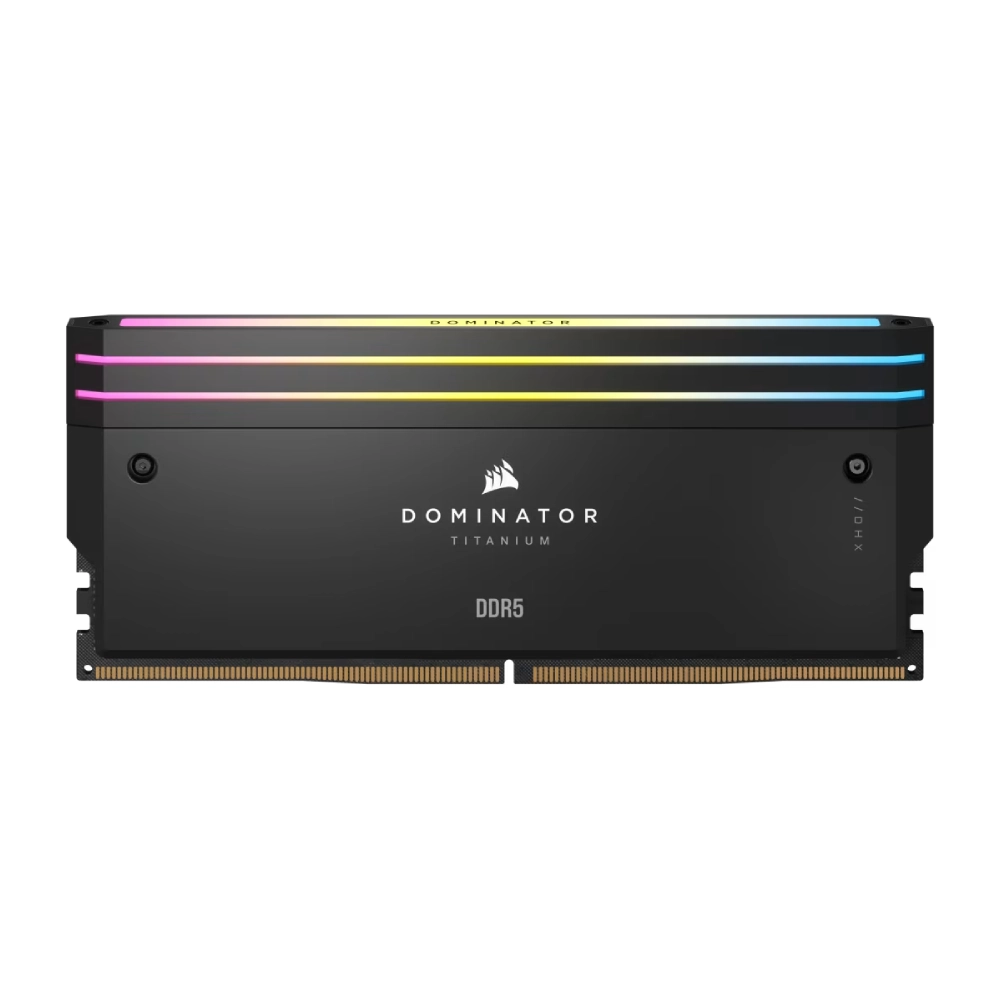 Corsair Desktop Ram 32GB (16GBx2) DDR5 7200MHz Dominator Titanium RGB view 2